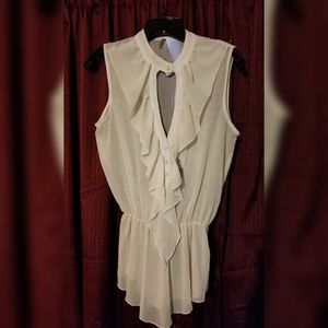 Sheer Sleeveless Top